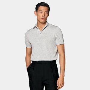 SuitSupply Californian Cotton & Mulberry Silk Polo - Like New!!!